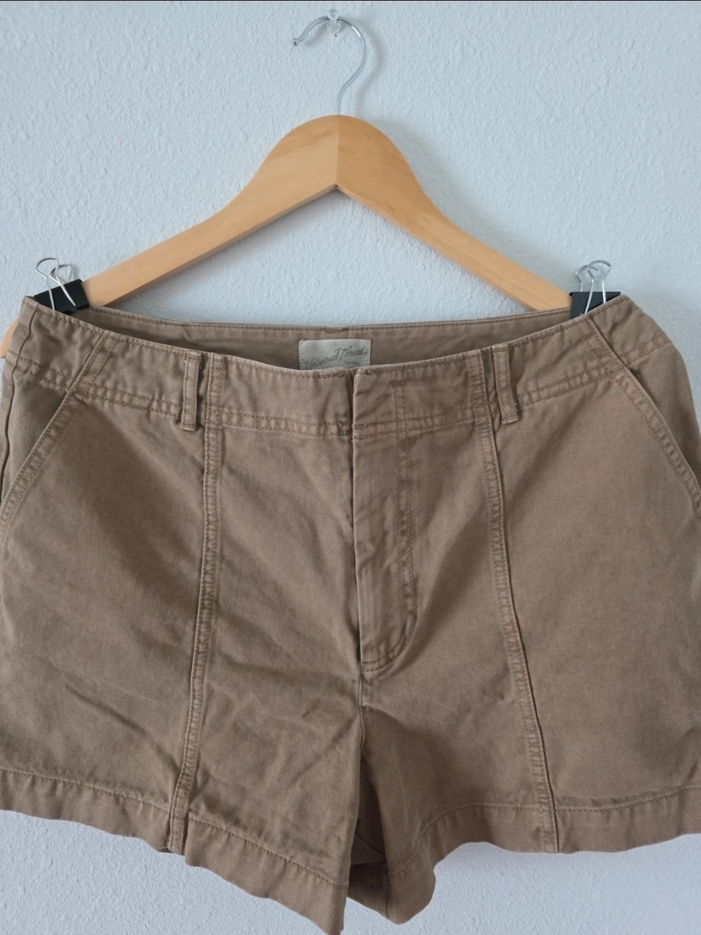 Universal Thread Women's Tan High-Rise Bermuda Shorts
